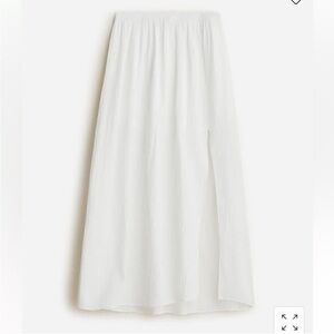 Jcrew Side-slit soft gauze maxi skirt, S